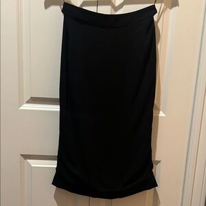 Dolce & Gabbana Black Pencil Skirt Leopard Lined Made in Italy Size 38 (US 2-4)